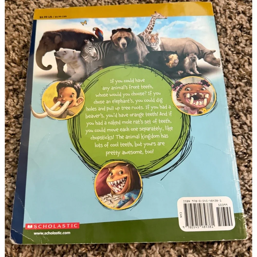 Scholastic-What If You Had Animal Teeth? & What If Yo Had Animal Hair? Books